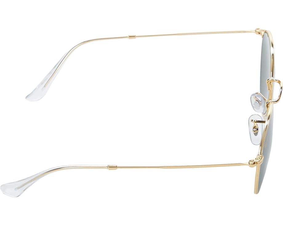 Ray-Ban RB3447 круглые металлические солнцезащитные очки