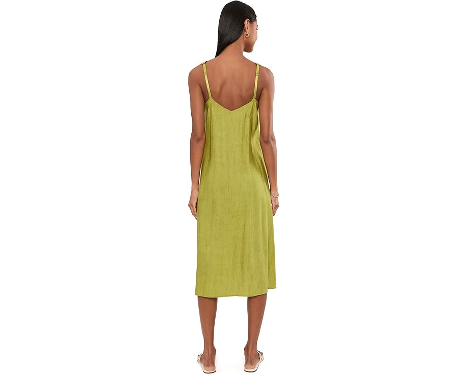 Платье Natori Terra Foil Crinkle Scoop Neck из фольгированной ткани