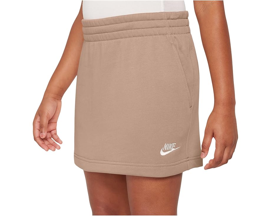 Детская юбка Nike Sportswear Club French Terry из мягкого флиса