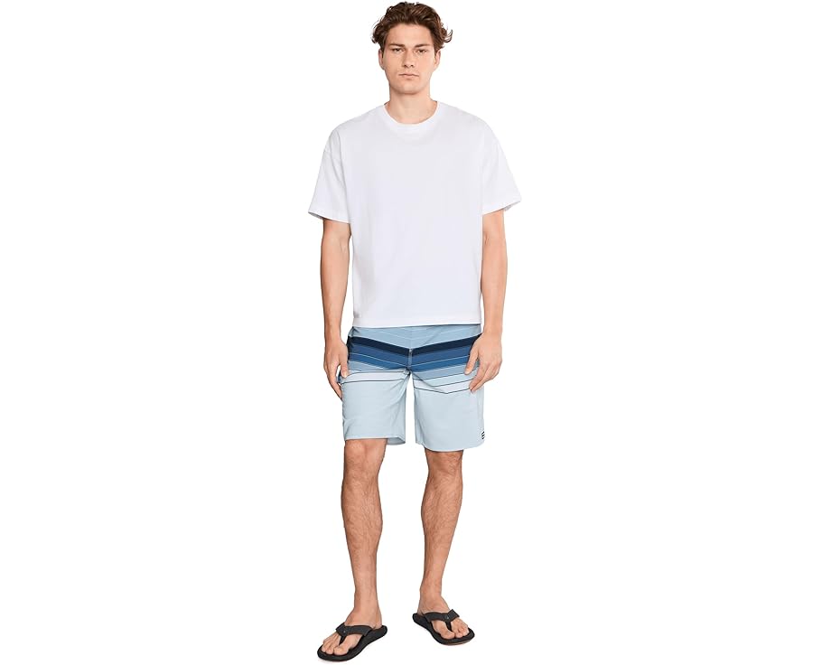 Billabong шорты All Day Stripe Pro с принтом