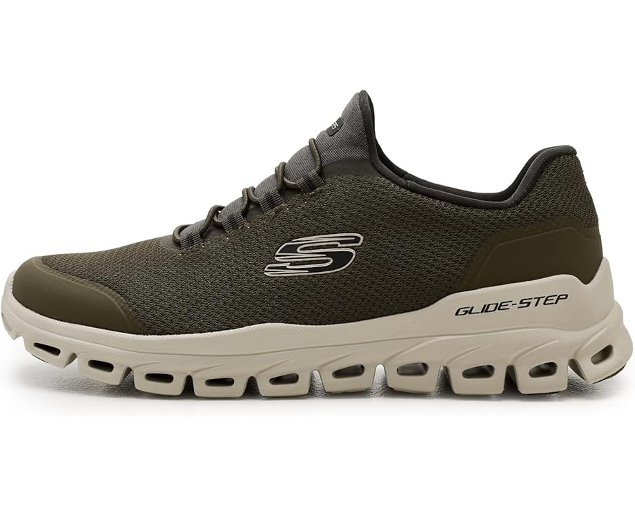 Эластичные кроссовки SKECHERS Glide-Step Noltek с геометрической подошвой