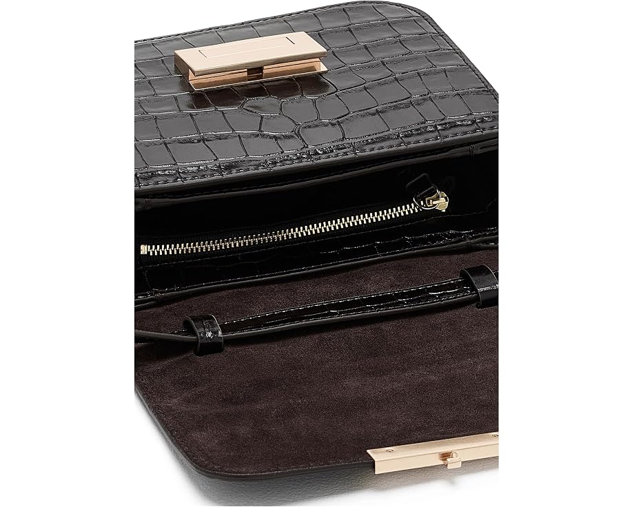 Desi Leather Flap Crossbody