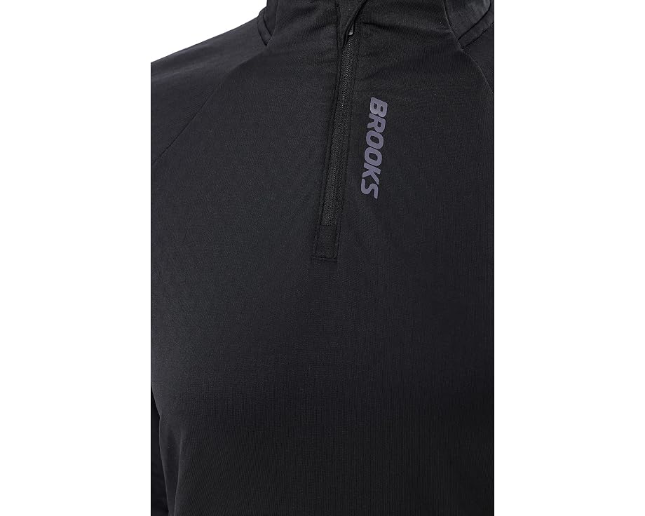 Brooks Momentum Thermal 1/4 Zip термофутболка для бега