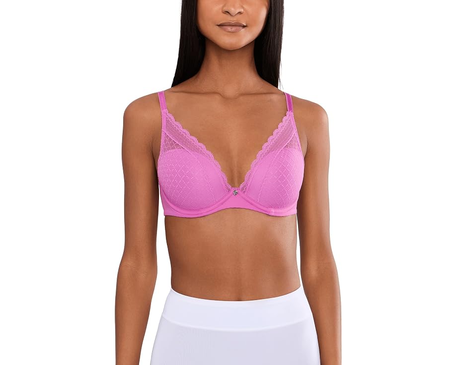 Бюстгальтер Chantelle Norah Chic Plunge T-Shirt Bra с кружевом и поддержкой