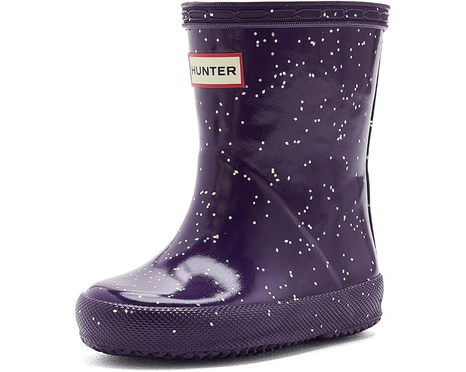 Детские сапоги Hunter First Giant Glitter с блестками
