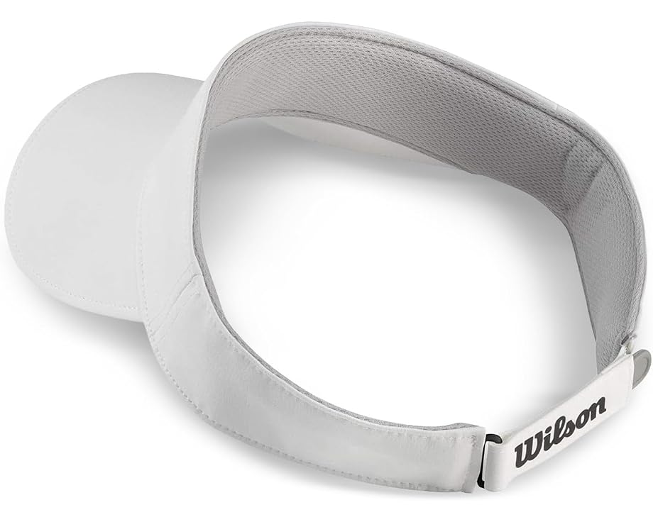 Белое козырек Ultralight Visor от Wilson для бега и тенниса