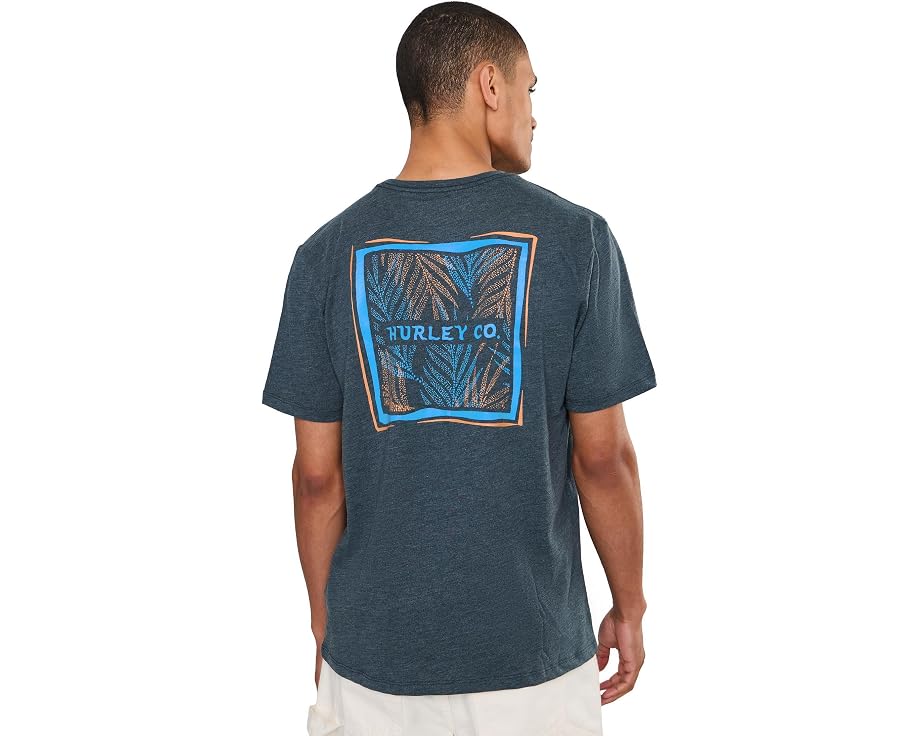 Hurley Journey Slub Short Sleeve футболка с круглым вырезом из смесового хлопка