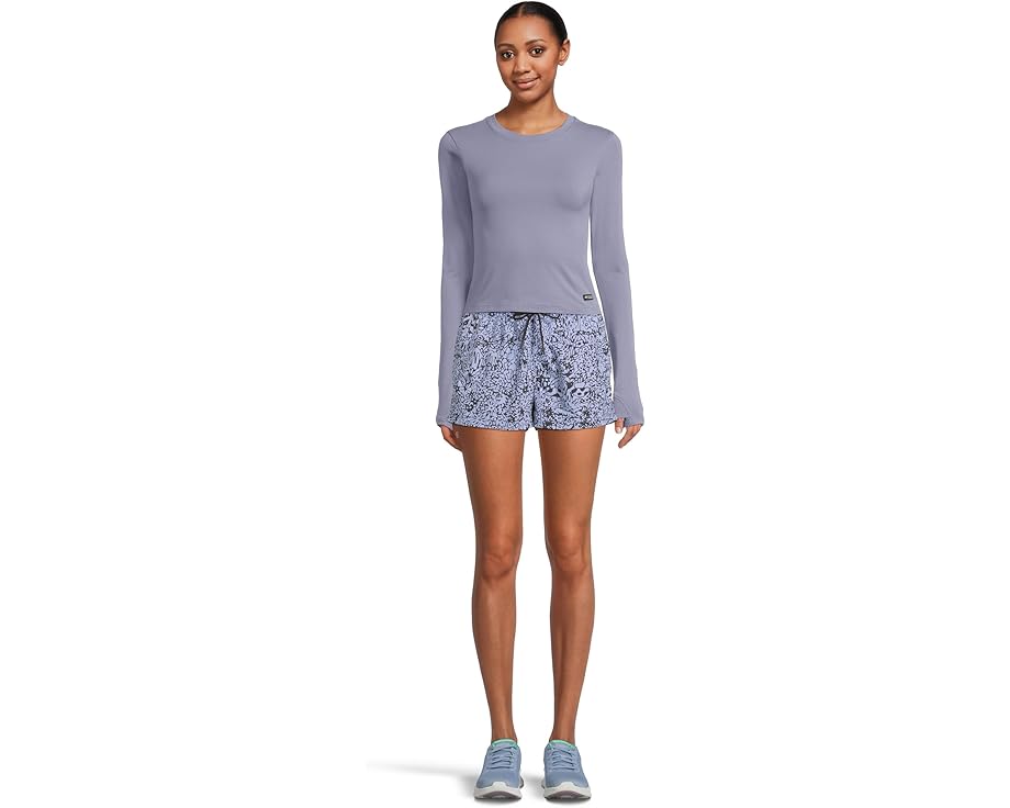 Лонгслив Peak Knit с укороченным кроем и технологией HeiQ Mint