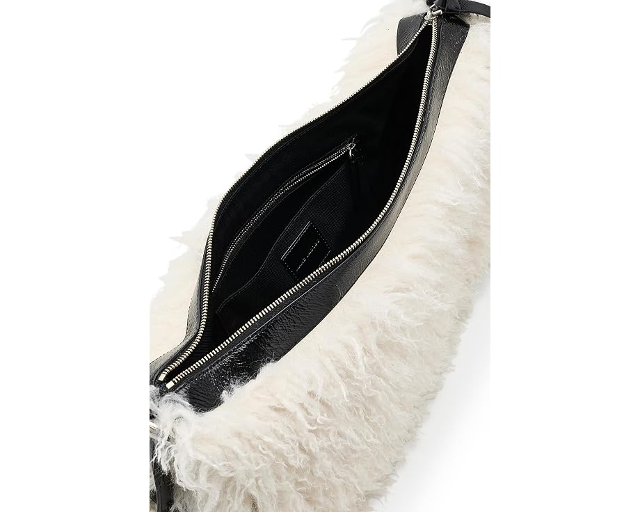 Scene Large Shoulder Bag In Grunge Fur