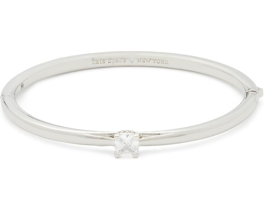 Шарм браслет Kate Spade New York Little Luxuries Hinged Bangle с камнями и цирконием