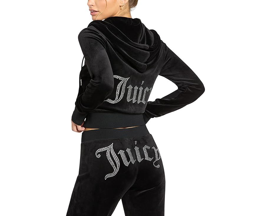 Куртка Juicy Couture Bling Track с капюшоном и карманами