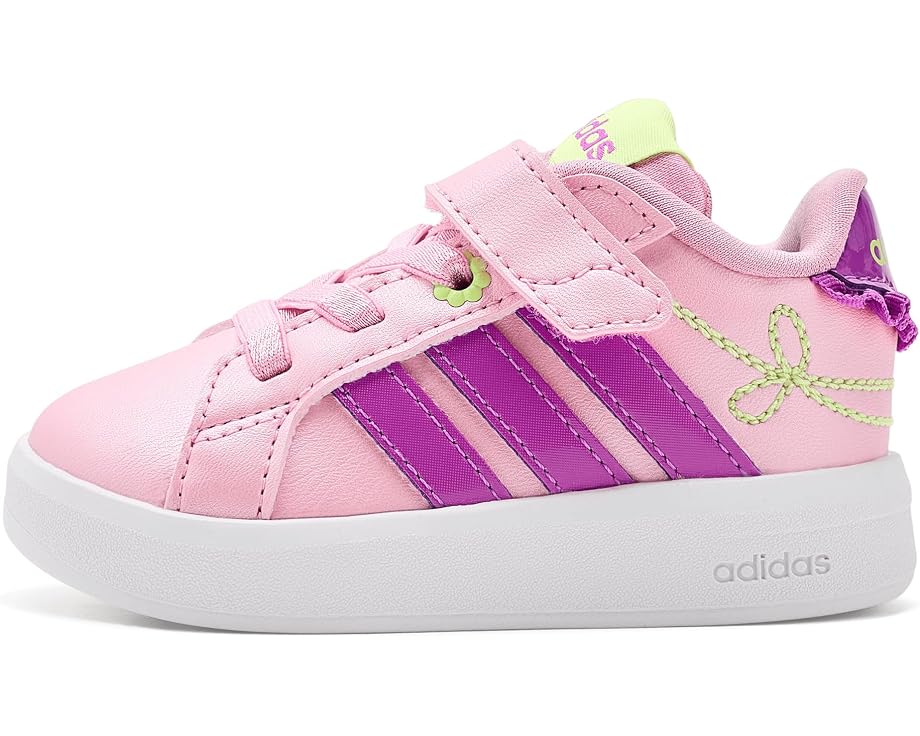 Кроссовки Adidas Grand Court 3.0 для малышей на липучках и эластичных шнурках