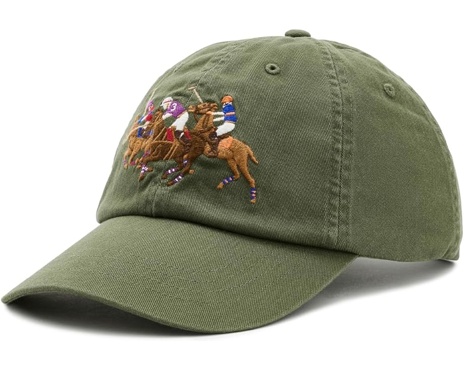 Бейсболка Triple-Pony Twill Ball Cap от Polo Ralph Lauren с вышивкой