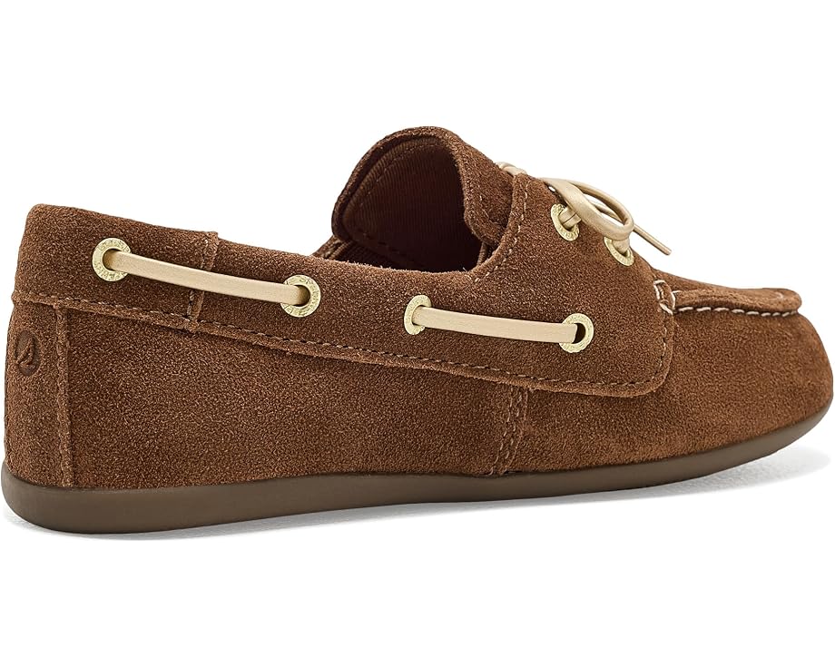 Sperry Slim Boat детские лодочки из замши с декором