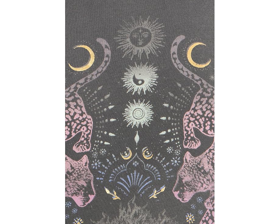 Футболка Spiritual Gangster Leopard Spirit с принтом