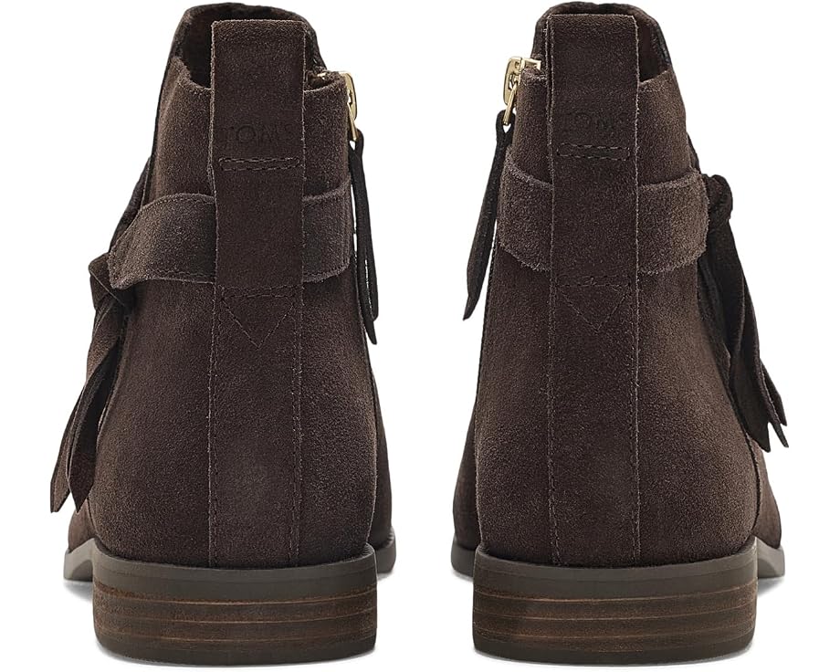Ботинки TOMS Stacey с бахромой и замшевые
