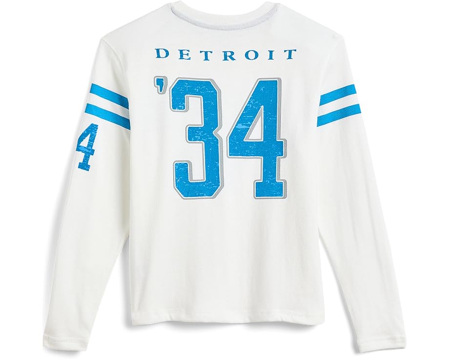 Футболка NFL Detroit Lions с полосатым кокеткой для детей