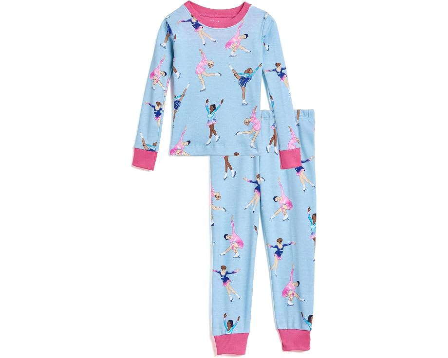 Комплект пижамы Figure Skaters Cotton Rib Hatley из хлопка
