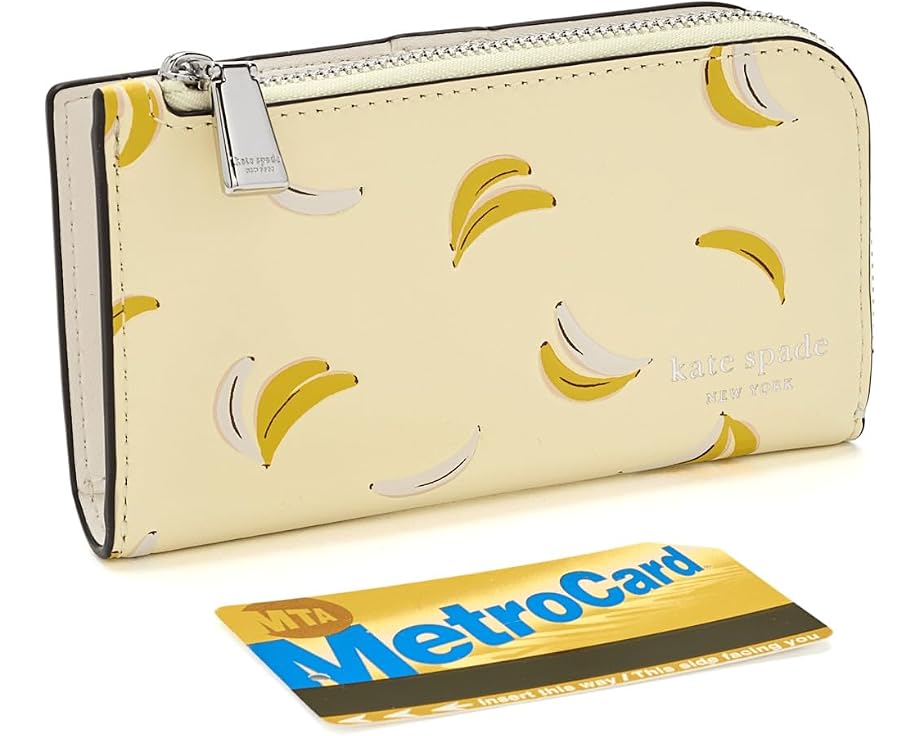Kate Spade New York кошелек с банановым принтом Devin Banana Small Bifold