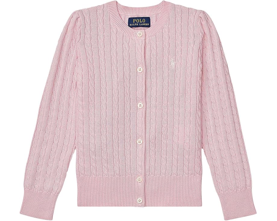 Кардиган Polo Ralph Lauren Kids из хлопка с рельефным узором для маленьких детей