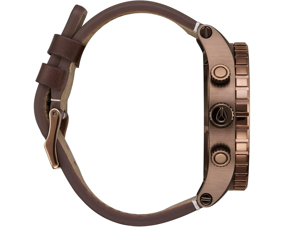 Nixon 51-30 Chrono Leather мужские часы из натуральной кожи