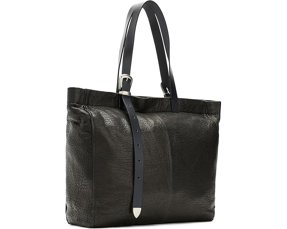 Сумка-тоут AllSaints Haven из мягкой кожи с ремнем-пряжкой