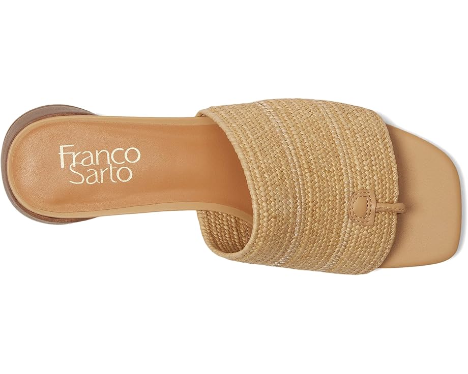 Босоножки Franco Sarto Loran на квадратном каблуке с принтом под животное