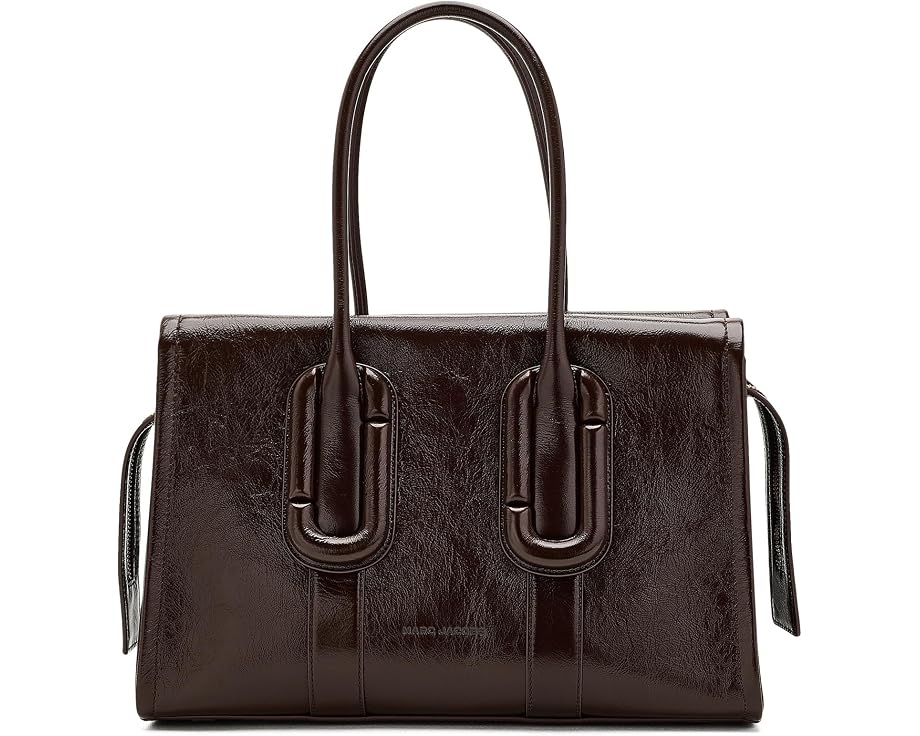 Babe City Tote In Crinkle Leather