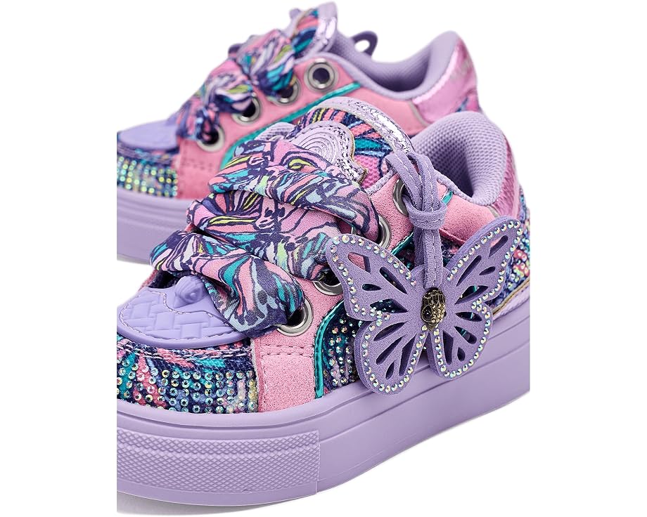 Kurt Geiger London Kids Кроссовки Mini Southbank Tag с цветком для малышей