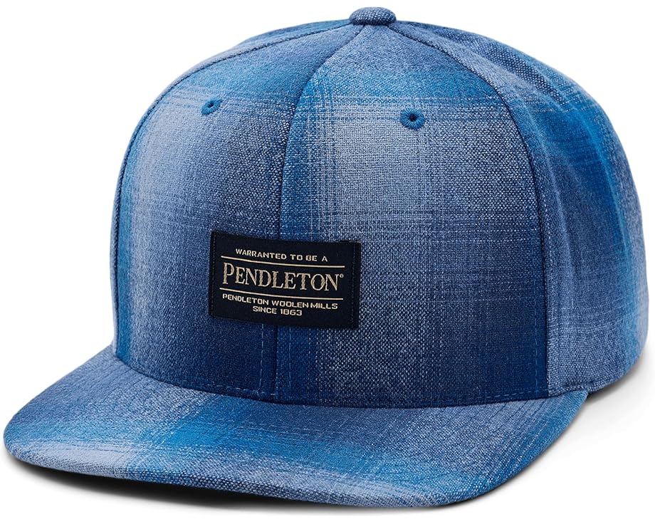 Plaid Flat Brim Hat