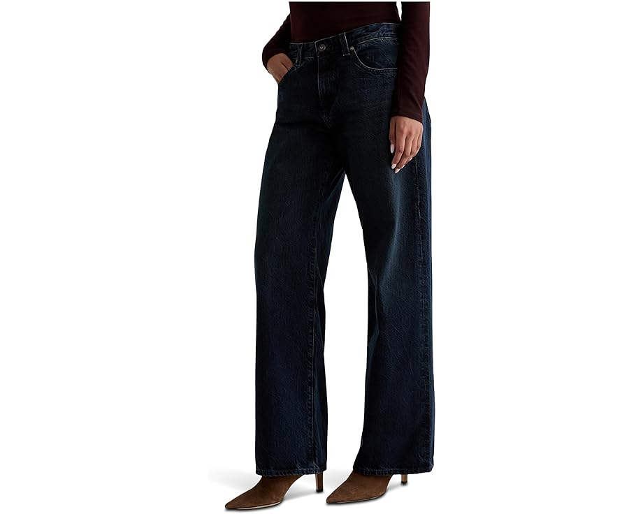 Джинсы AG Jeans Adria Low Rise Baggy Wide Leg свободного кроя