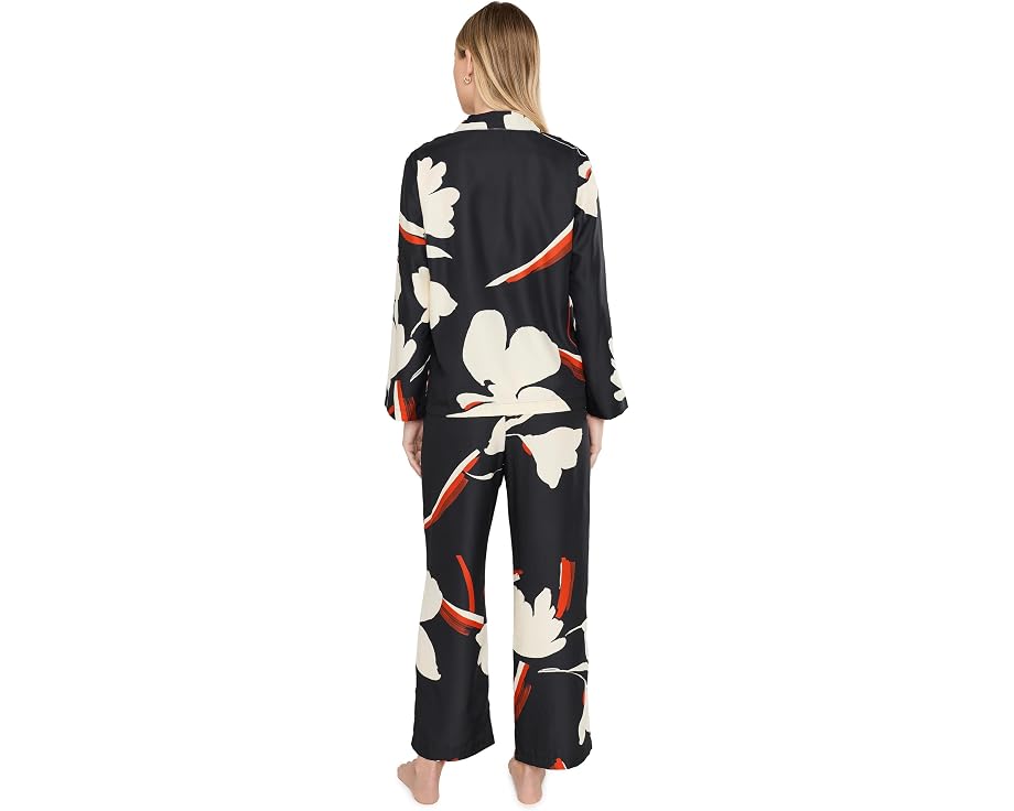 Natori Пижамный набор Kami Notch Pajama Set черный