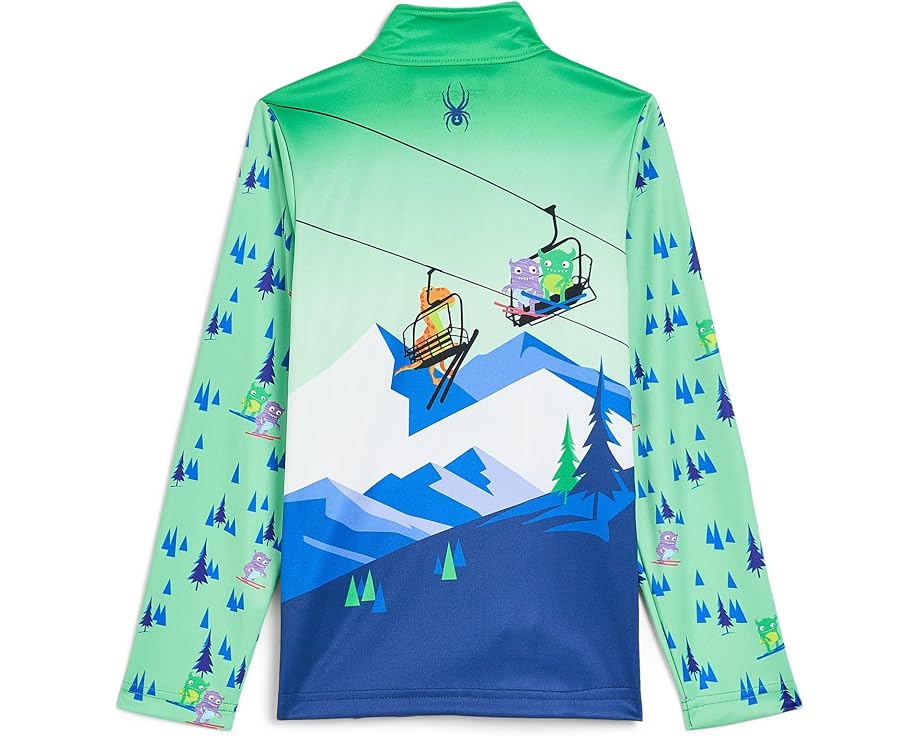 Spyder Challenge 1/2 Zip пуловер для детей
