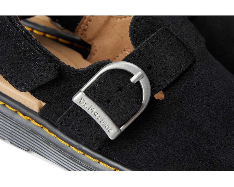 Детские клоги Dr. Martens Jorgie J с регулируемым ремешком на липучке