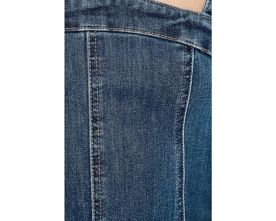 Комбинезон Suns Out Bootcut от Free People из стрейч-денима с расклешенными штанинами
