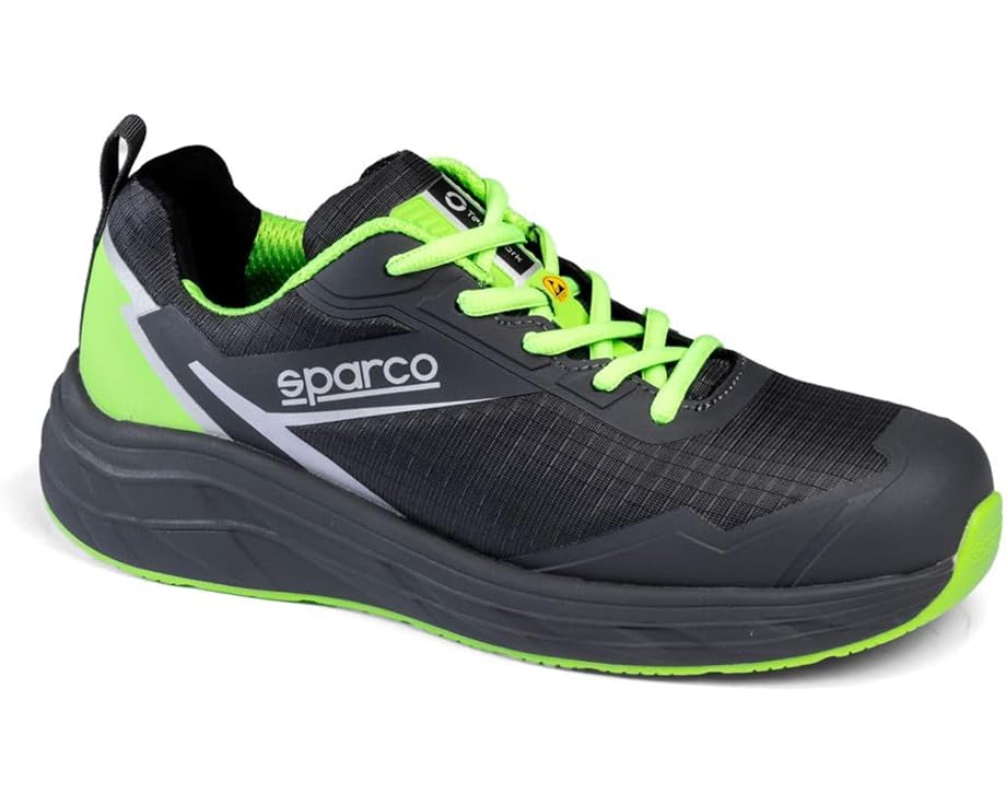 Кроссовки Sparco Lucas с композитным носком зеленого цвета