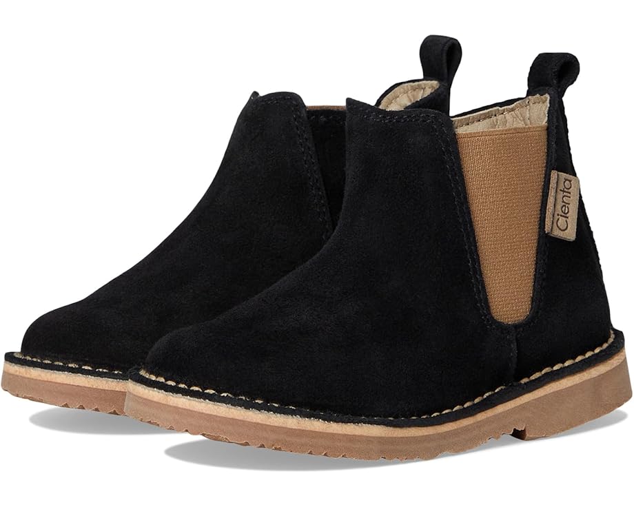 Детские ботинки Cienta Kids Shoes из замши на молнии с эластичной вставкой
