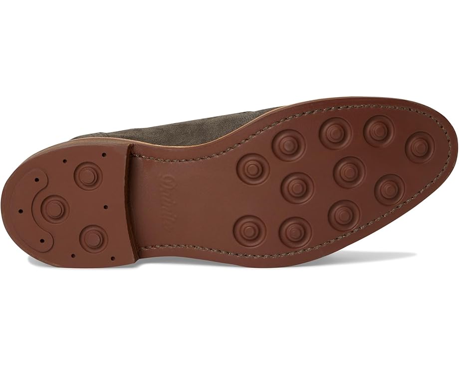 Туфли Allen Edmonds Winstonmok Derby из замши с контрастной строчкой