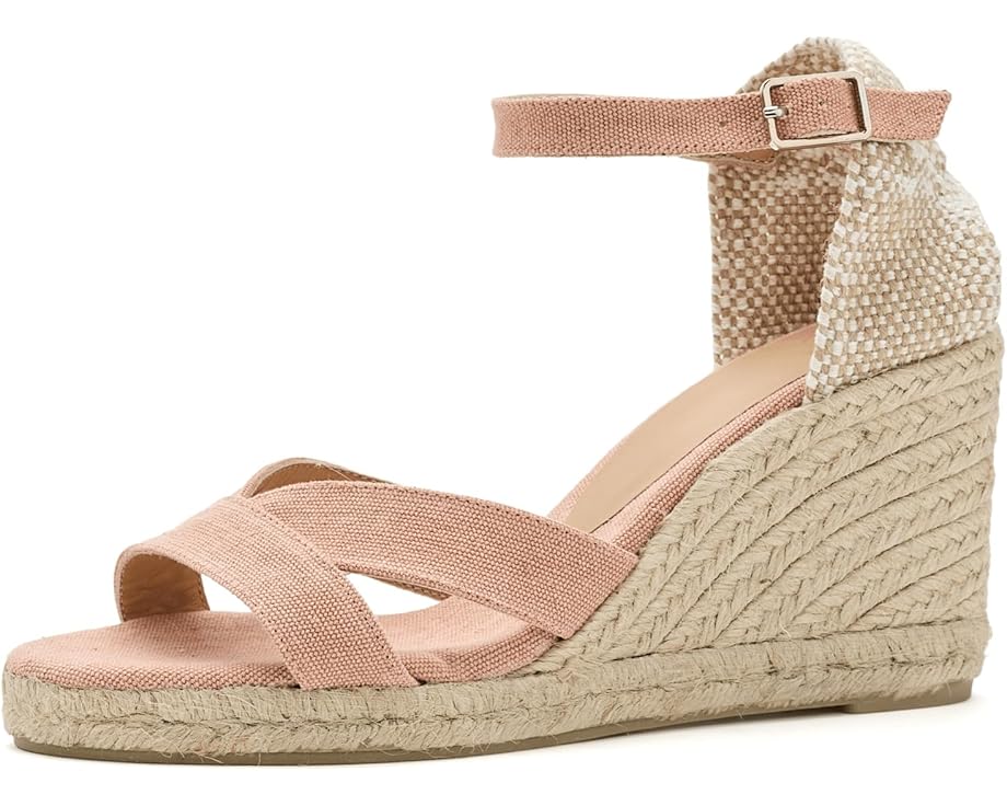 Босоножки CASTANER Bruna Wedge на танкетке из органического хлопка