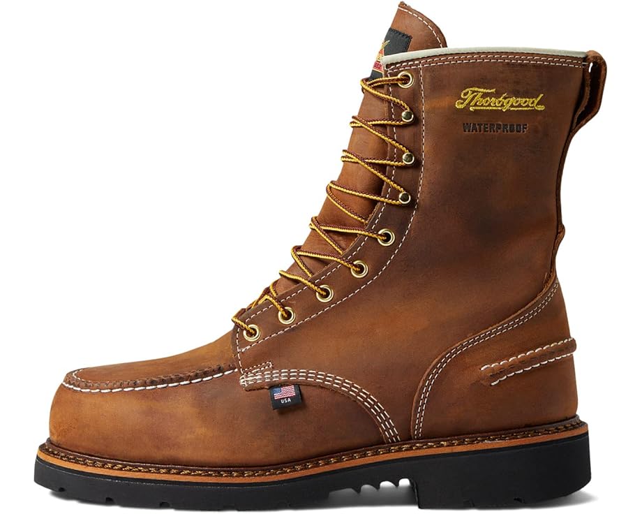 Thorogood Кожаные ботинки American Heritage 8 Moc Toe Safety Waterproof
