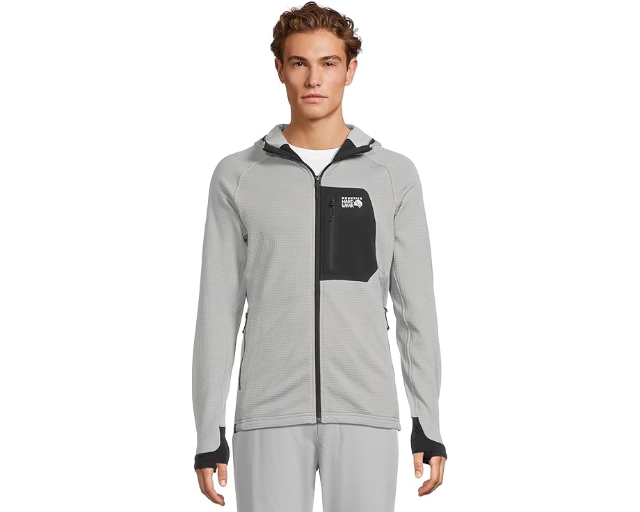 Толстовка Mountain Hardwear Polartec Power Grid с капюшоном на молнии