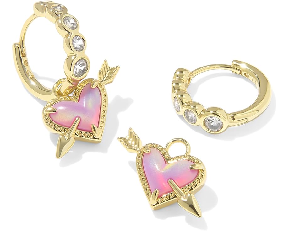 Серьги-конго Kendra Scott Ari Heart Arrow с кубическим цирконием
