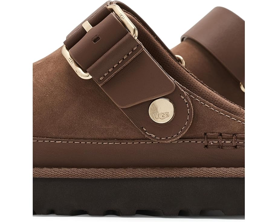 UGG Goldenstar Villa Clogs из нубука с регулируемым задним ремешком