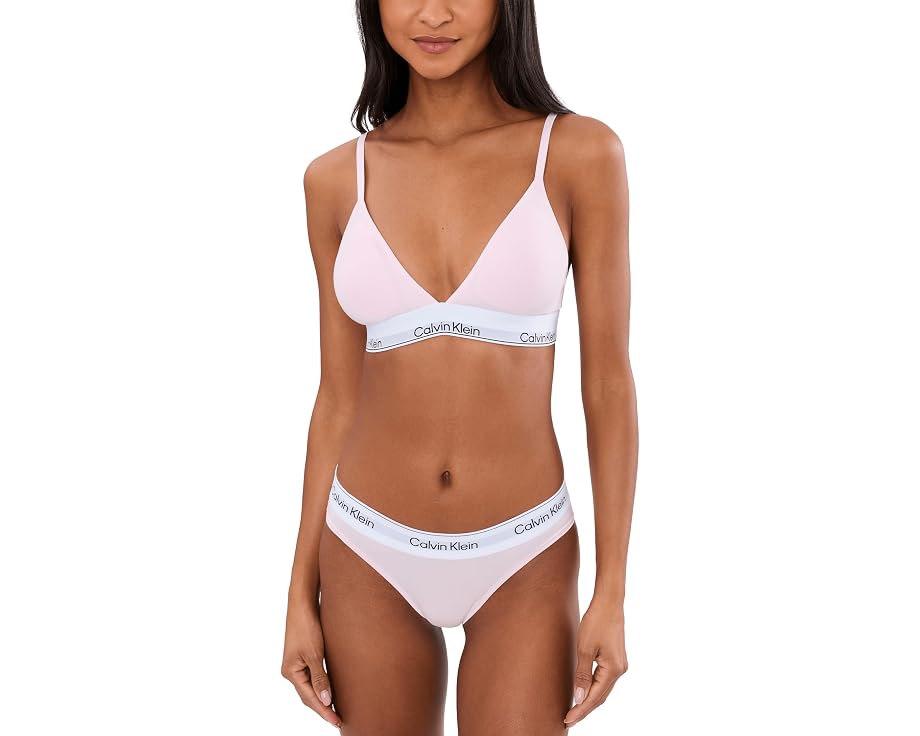 Бралетт Calvin Klein Underwear Icon из хлопка и модала с легким уплотнением