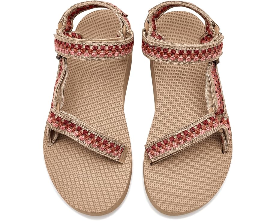 Сандалии Teva Flatform Universal Prism с ремешками в стиле вязания крючком