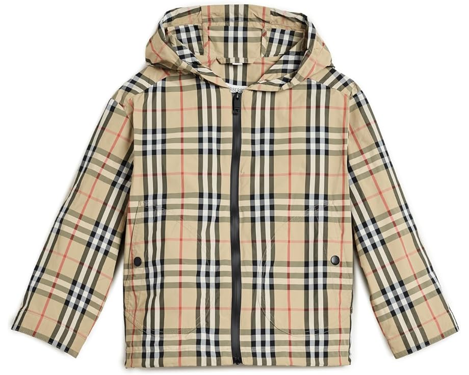 Пальто Burberry Kids Jem Check Coat для детей