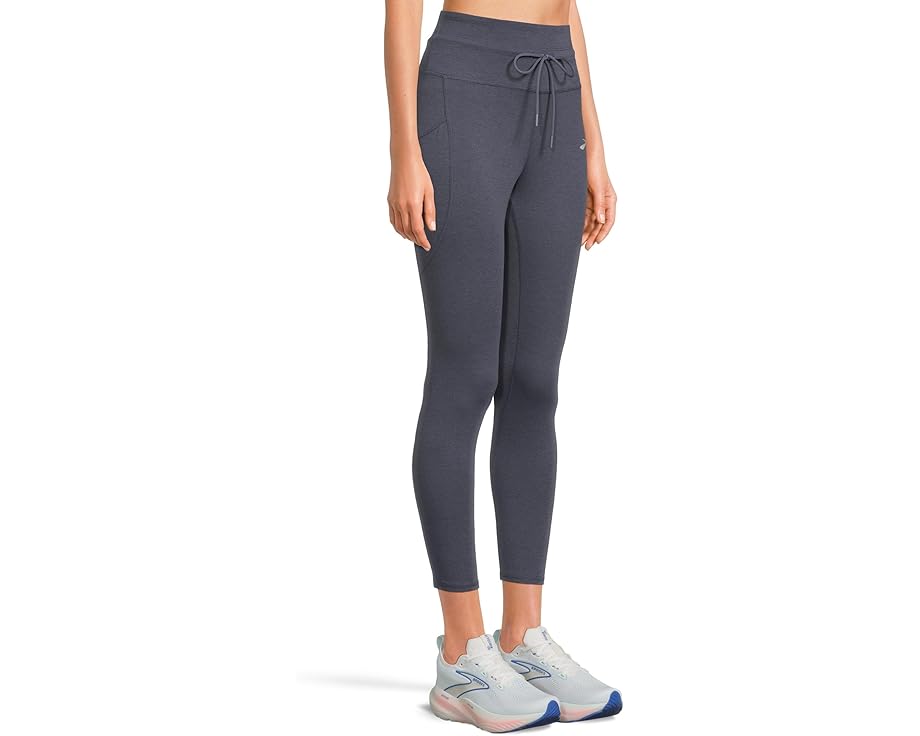 Леггинсы Brooks Luxe Tight с ультрамягкой тканью и двумя карманами на бедре