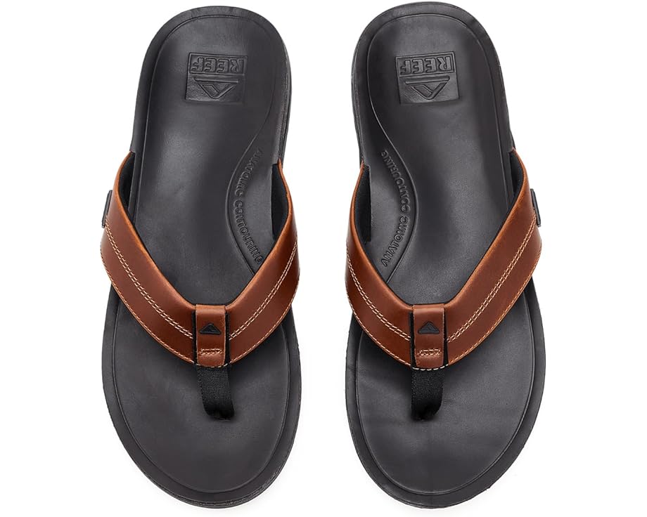 Сандалии Reef Leather Offshore из натуральной кожи с анатомической стелькой