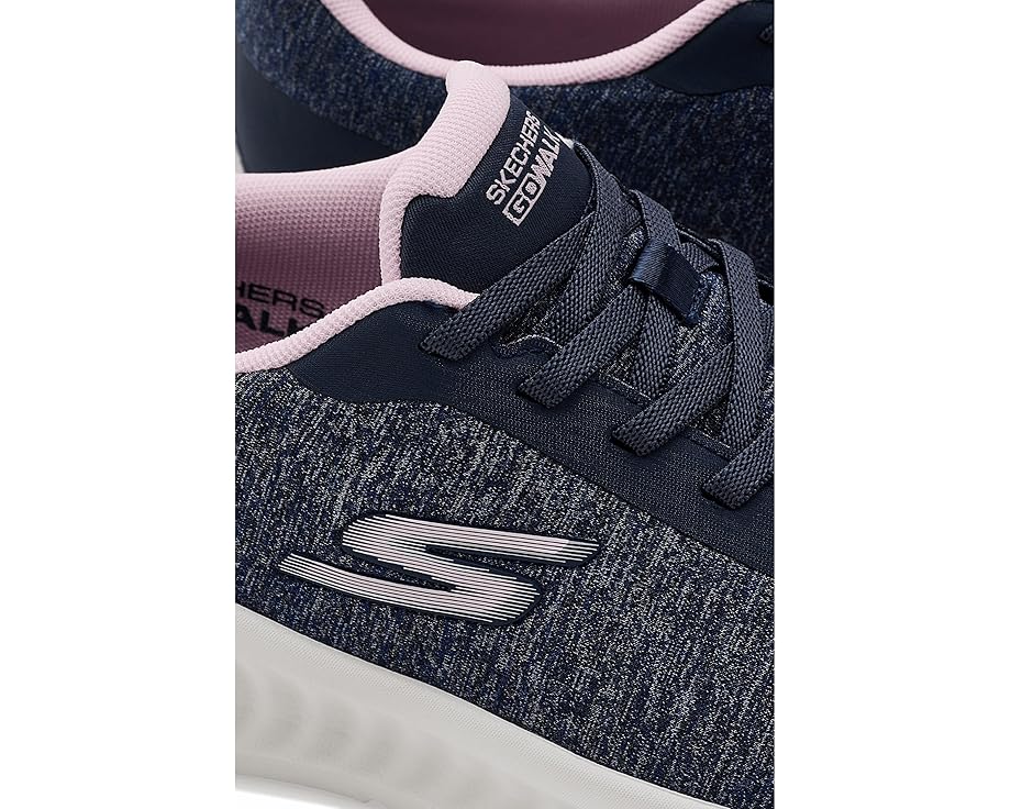 Кроссовки Go Walk Now Heather с верхом из сетки от Skechers Performance синие