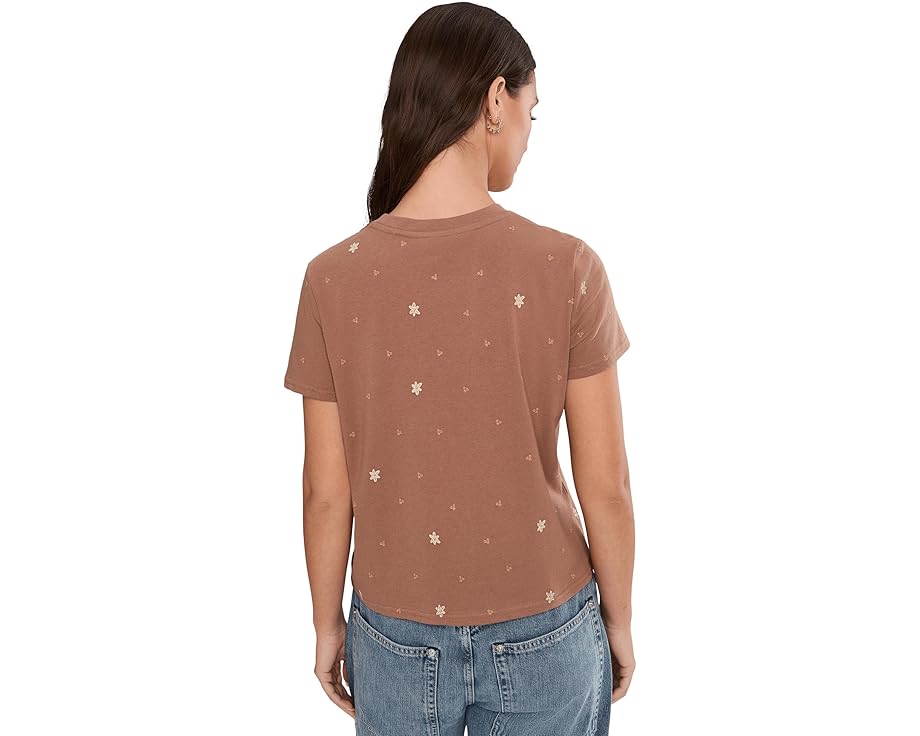 Футболка Re-Form Embroidered Crew с вышивкой из переработанного хлопка и полиэстера Toad&Co